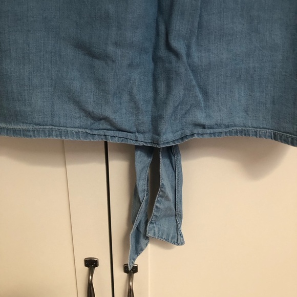 Lefties Blue Denim Short Top NWT - Picture 9 of 9